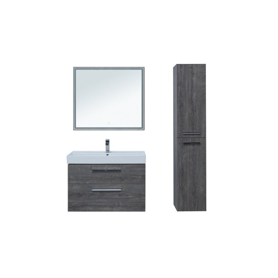 Тумба под раковину Aquanet Nova 242277, 90 см, 2 ящика, цвет дуб рошелье