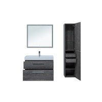 Тумба под раковину Aquanet Nova 242277, 90 см, 2 ящика, цвет дуб рошелье