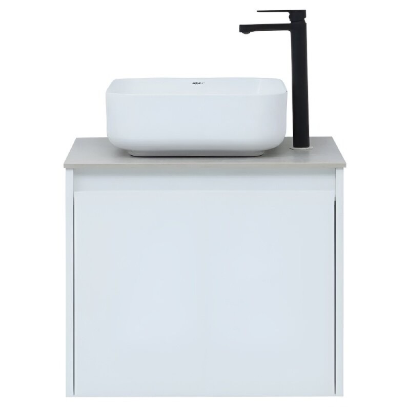 Тумба под раковину Aquanet Nova Lite 242574, 60 см, 1+1 ящик в ящике, цвет белый глянец