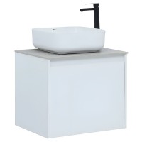 Тумба под раковину Aquanet Nova Lite 242574, 60 см, 1+1 ящик в ящике, цвет белый глянец