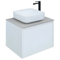 Тумба под раковину Aquanet Nova Lite 242574, 60 см, 1+1 ящик в ящике, цвет белый глянец