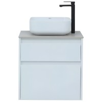 Тумба под раковину Aquanet Nova Lite 242575, 60 см, 2 ящика, цвет белый глянец