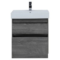 Тумба под раковину Aquanet Nova Lite 242577, 60 см, 2 ящика, цвет дуб рошелье