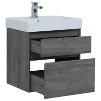 Тумба под раковину Aquanet Nova Lite 242577, 60 см, 2 ящика, цвет дуб рошелье