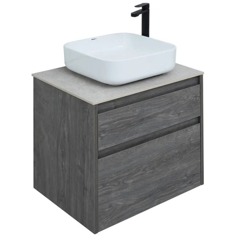 Тумба под раковину Aquanet Nova Lite 242577, 60 см, 2 ящика, цвет дуб рошелье
