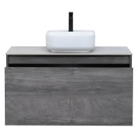 Тумба под раковину Aquanet Nova Lite 242579, 100 см, 1+1 ящик в ящике, цвет дуб рошелье