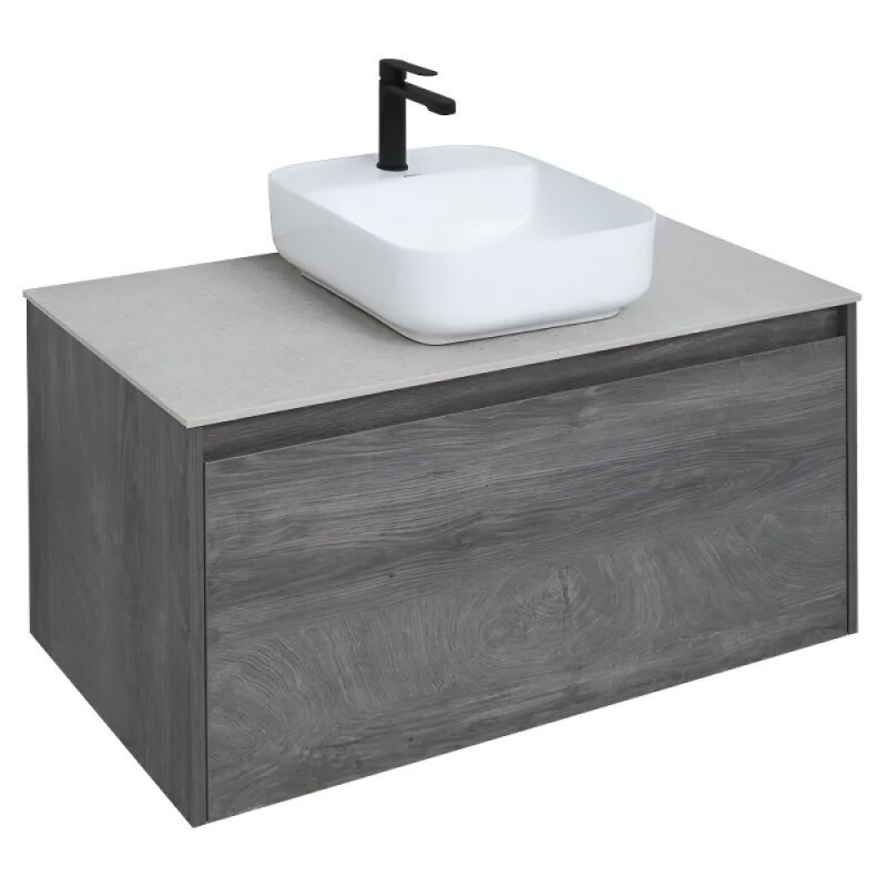 Тумба под раковину Aquanet Nova Lite 242579, 100 см, 1+1 ящик в ящике, цвет дуб рошелье
