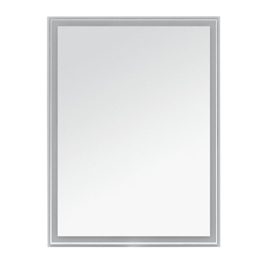 Зеркало Aquanet Nova Lite 242620, 60 см, с LED подсветкой, цвет белый глянец