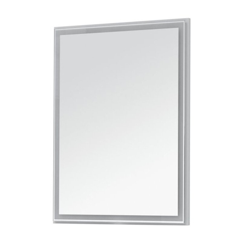 Зеркало Aquanet Nova Lite 242620, 60 см, с LED подсветкой, цвет белый глянец
