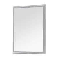 Зеркало Aquanet Nova Lite 242620, 60 см, с LED подсветкой, цвет белый глянец