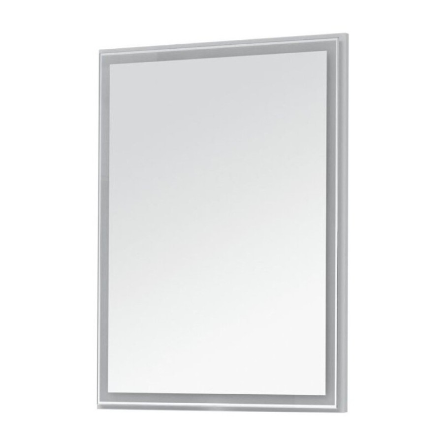 Зеркало Aquanet Nova Lite 242620, 60 см, с LED подсветкой, цвет белый глянец