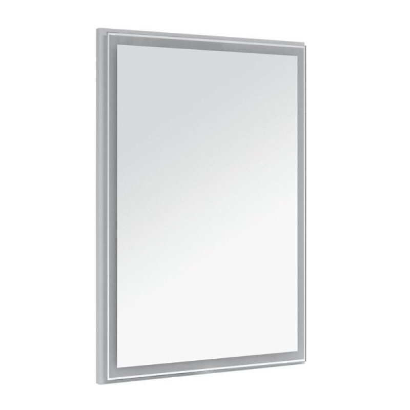 Зеркало Aquanet Nova Lite 242620, 60 см, с LED подсветкой, цвет белый глянец
