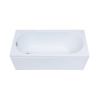 Ванна акриловая Aquanet Light 243871, 160 x 70 см, с каркасом, цвет белый