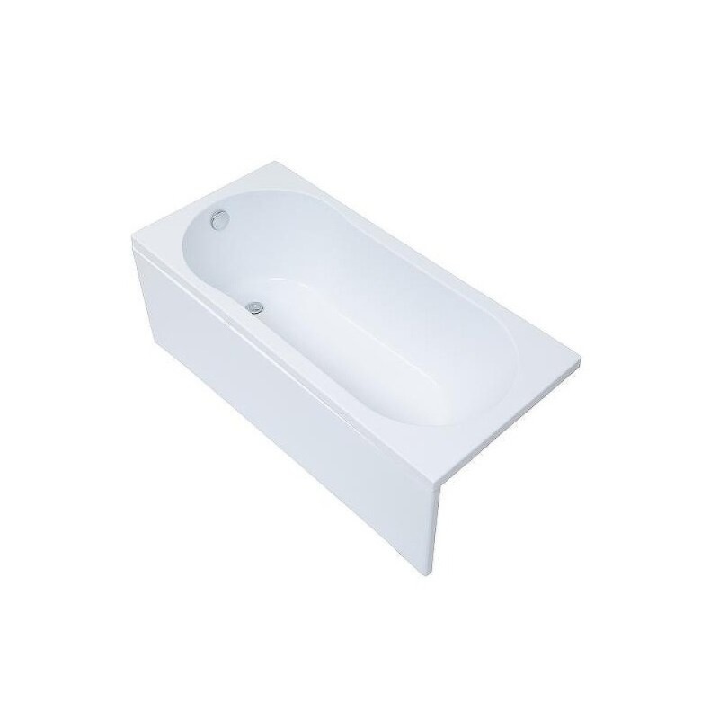 Ванна акриловая Aquanet Light 243871, 160 x 70 см, с каркасом, цвет белый