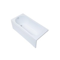 Ванна акриловая Aquanet Light 243871, 160 x 70 см, с каркасом, цвет белый