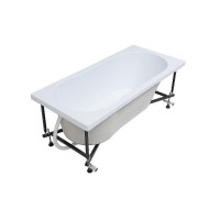 Ванна акриловая Aquanet Light 243871, 160 x 70 см, с каркасом, цвет белый