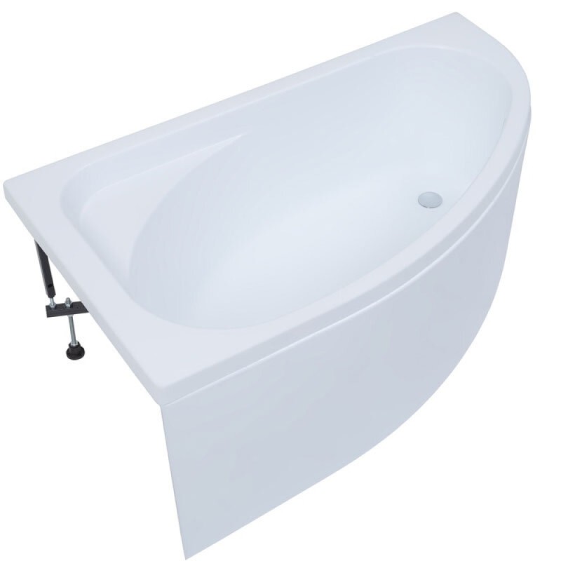 Акриловая ванна Aquanet Mia 140 x 80 см, цвет белый