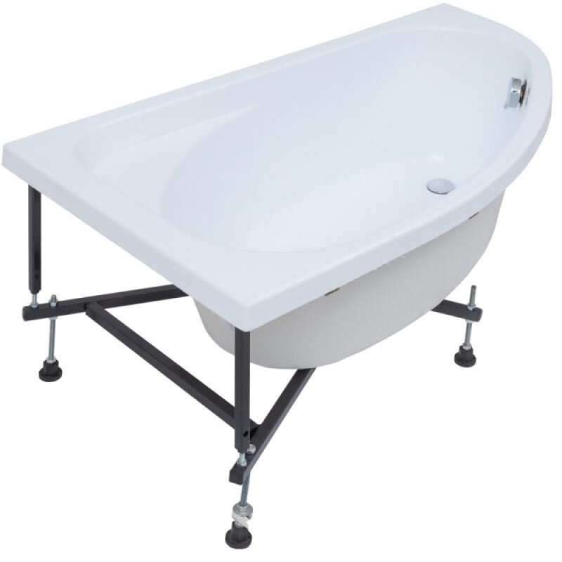 Акриловая ванна Aquanet Mia 140 x 80 см, цвет белый