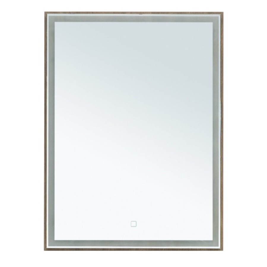 Зеркало Aquanet Nova Lite 249510, 60 см, с LED подсветкой, цвет дуб рустикальный