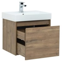 Тумба под раковину Aquanet Nova Lite 249511, 60 см, 1+1 ящик в ящике, цвет дуб рустикальный