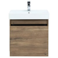 Тумба под раковину Aquanet Nova Lite 249511, 60 см, 1+1 ящик в ящике, цвет дуб рустикальный