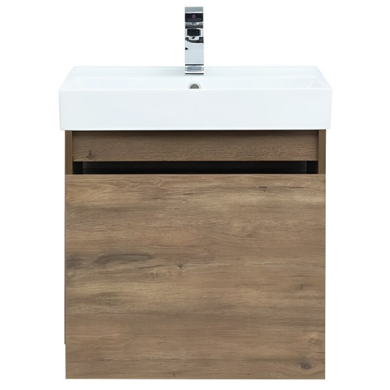 Тумба под раковину Aquanet Nova Lite 249511, 60 см, 1+1 ящик в ящике, цвет дуб рустикальный