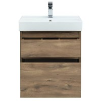 Тумба под раковину Aquanet Nova Lite 249512, 60 см, 2 ящика, цвет дуб рустикальный