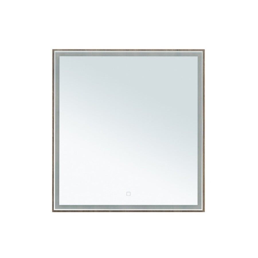 Зеркало Aquanet Nova Lite 249513, 75 см, с LED подсветкой, цвет дуб рустикальный