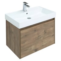 Тумба под раковину Aquanet Nova Lite 249514, 75 см, 1+1 ящик в ящике, цвет дуб рустикальный