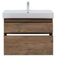 Тумба под раковину Aquanet Nova Lite 249954, 85 см, 2 ящика, цвет дуб рустикальный