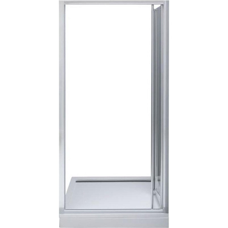 Душевая дверь Aquanet Alfa, 90 x 200 см, стекло прозрачное, профиль хром, 252214