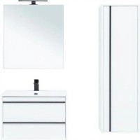 Зеркало Aquanet Lino 253905, 60 см, белое матовое