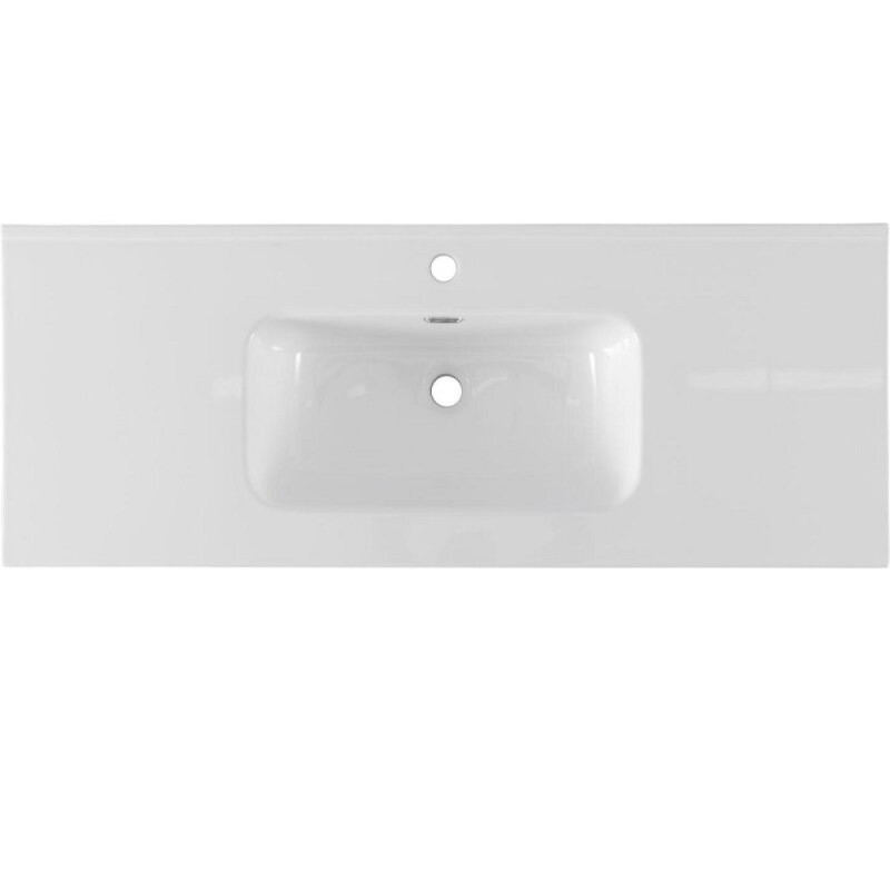Раковина Aquanet Flat 00254366, 120 см, керамика, белая