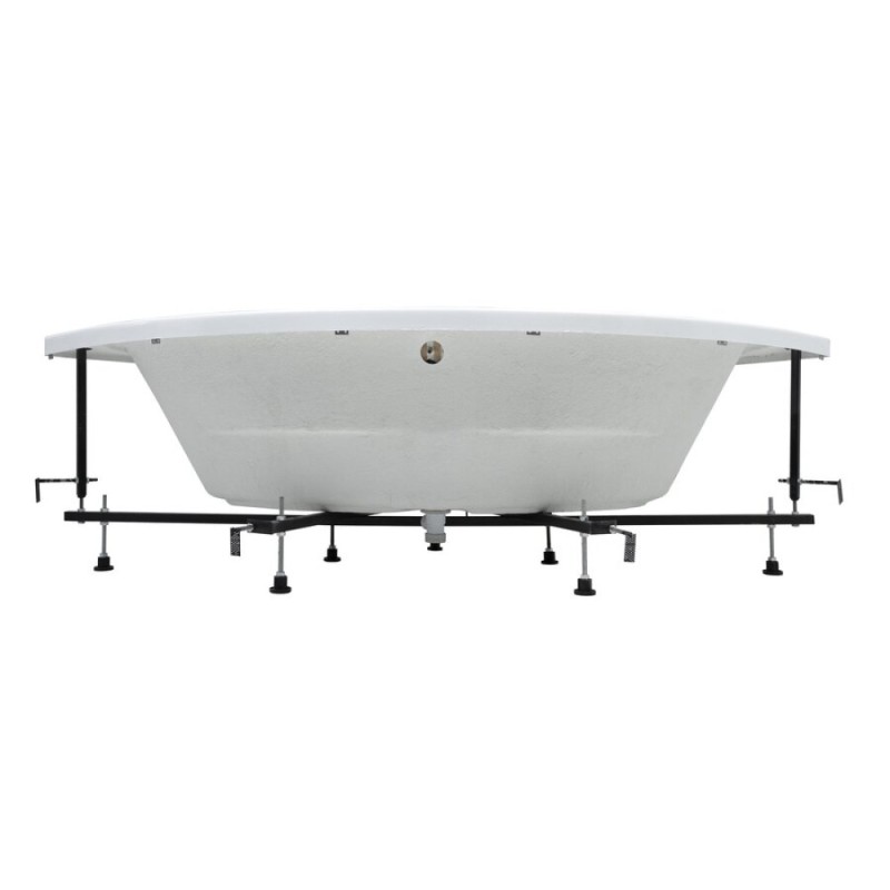Ванна акриловая Aquanet Vista 150 x 150 см 254389, с каркасом, белая