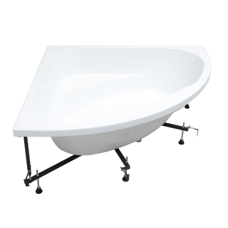 Ванна акриловая Aquanet Vista 150 x 150 см 254389, с каркасом, белая