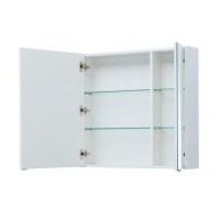 Зеркальный шкаф Aquanet Палермо 254538 80 см, белый, правый