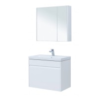 Зеркальный шкаф Aquanet Палермо 254538 80 см, белый, правый