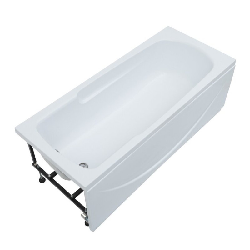Ванна акриловая Aquanet Extra 160 x 70 см 255742, с каркасом, белая