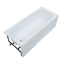 Ванна акриловая Aquanet Extra 160 x 70 см 255742, с каркасом, белая
