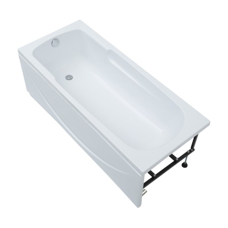 Ванна акриловая Aquanet Extra 160 x 70 см 255742, с каркасом, белая