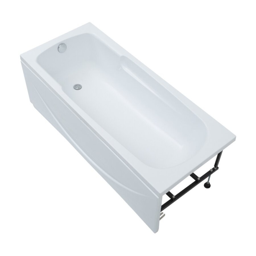 Ванна акриловая Aquanet Extra 160 x 70 см 255742, с каркасом, белая