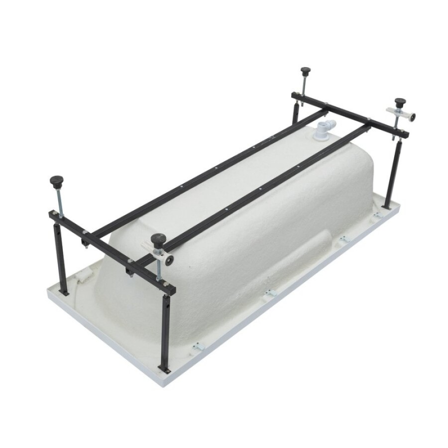 Ванна акриловая Aquanet Extra 160 x 70 см 255742, с каркасом, белая