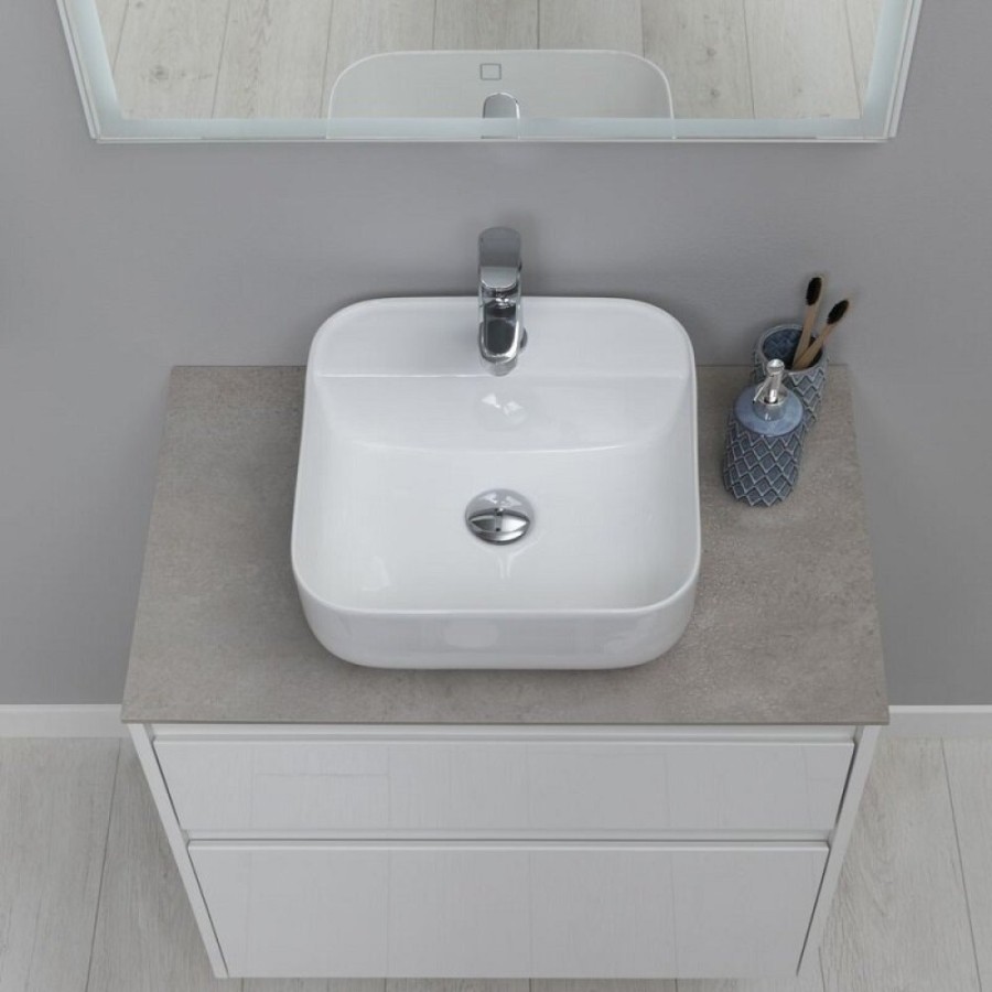 Столешница Aquanet Nova Lite 257611, 75 см, керамогранит, цвет серый