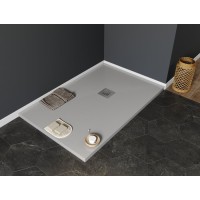 Душевой поддон Aquanet Pleasure 258881 160 х 90 см, прямоугольный, серый камень