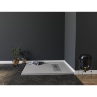 Душевой поддон Aquanet Delight 258882 90 х 90 см, квадратный, серый камень
