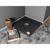 Душевой поддон Aquanet Pleasure 258888 90 х 90 см, квадратный, черный камень