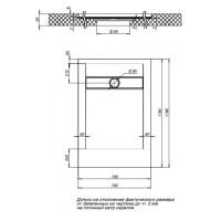 Душевой поддон Aquanet Delight 258897 120 х 80 см, прямоугольный, черный камень