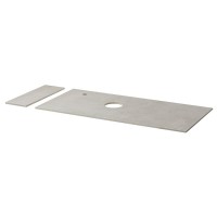 Столешница Aquanet Nova Lite Loft 75 L TF01 261849, с полкой, цвет серый
