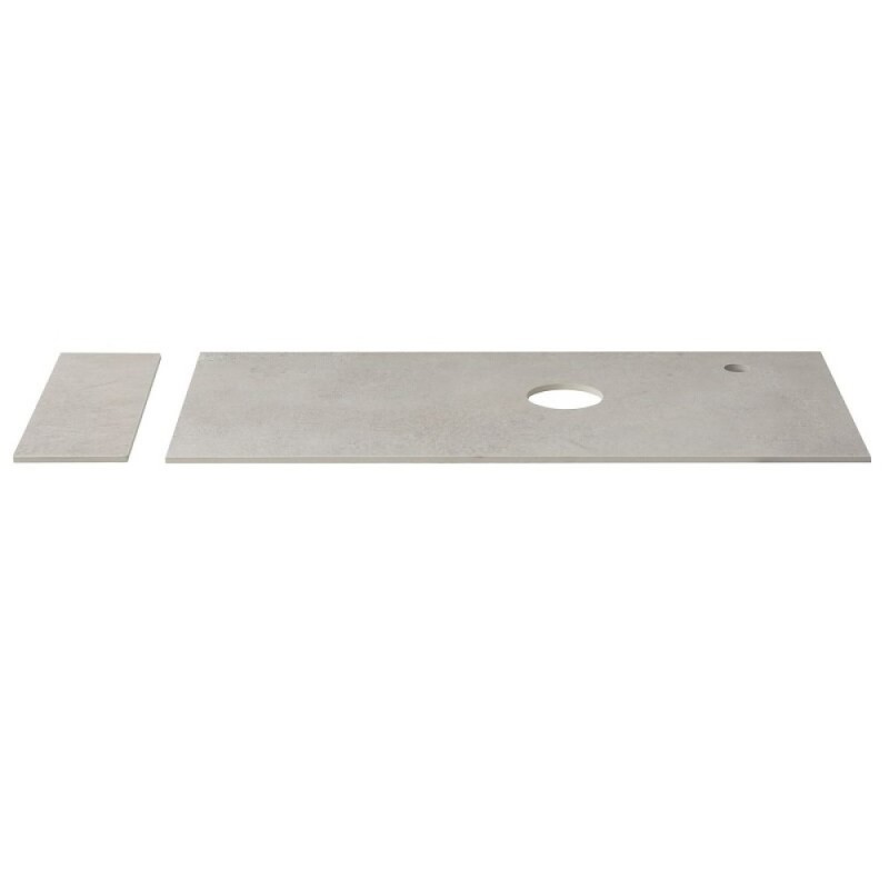 Столешница Aquanet Nova Lite Loft 75 R TF01 261850, с полкой, цвет серый