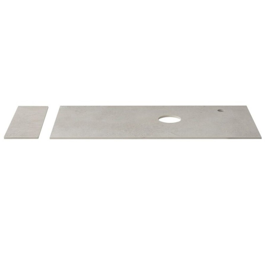 Столешница Aquanet Nova Lite Loft 75 R TF01 261850, с полкой, цвет серый